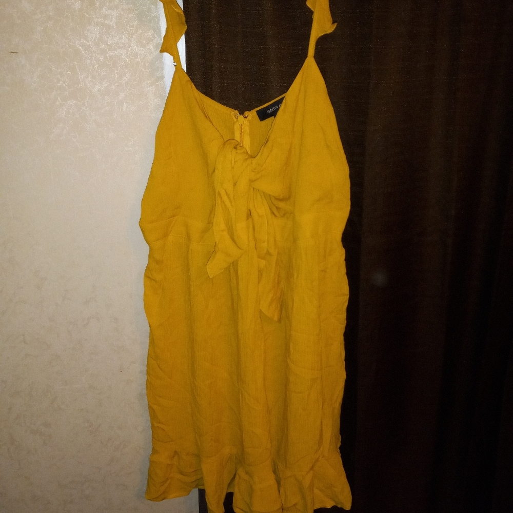 Forever 21 Yellow Dress